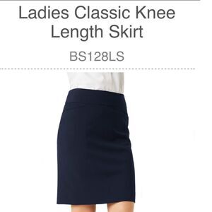 New Navy Pencil Skirt by Biz Collection, Size 16